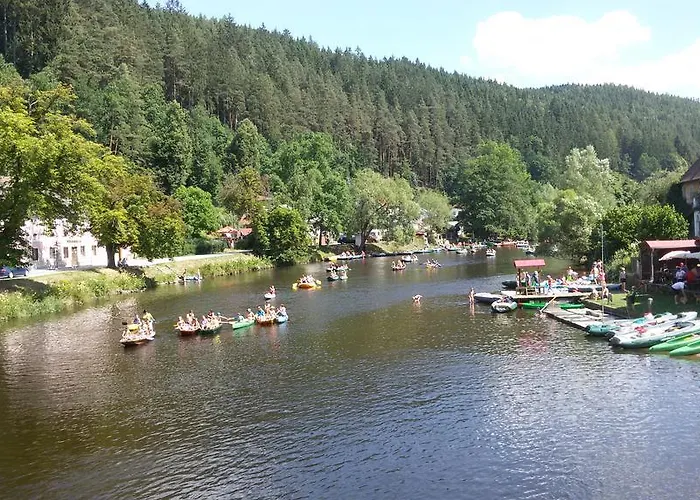 Semesterbostad Mestansky Dum Rožmberk nad Vltavou